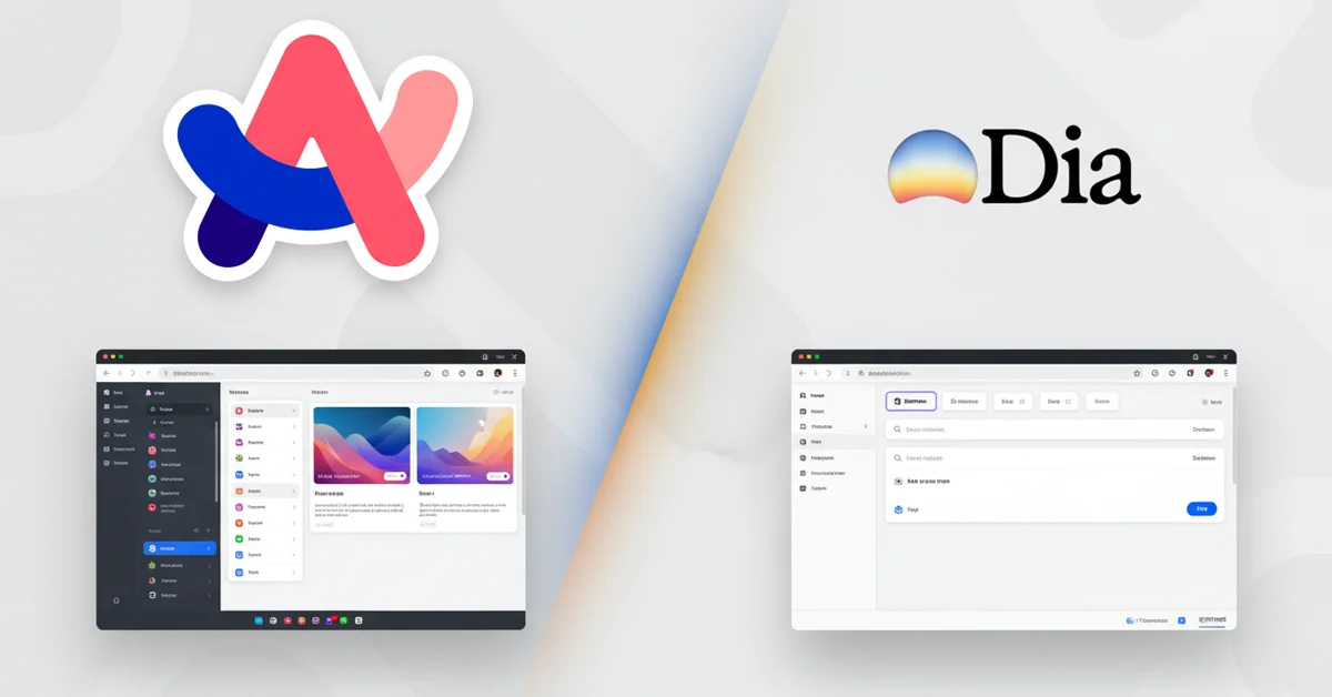 So sánh dia browser và arc browser