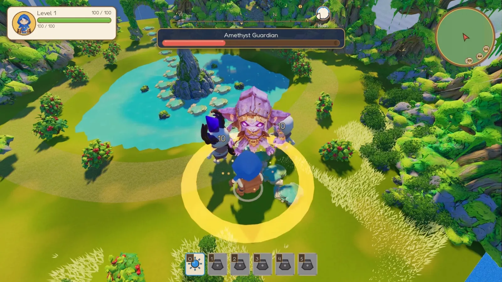 Cảnh game phiêu lưu 3D làm bằng Godot, Moonshot nói do Kimi K3.1 Pro dựng