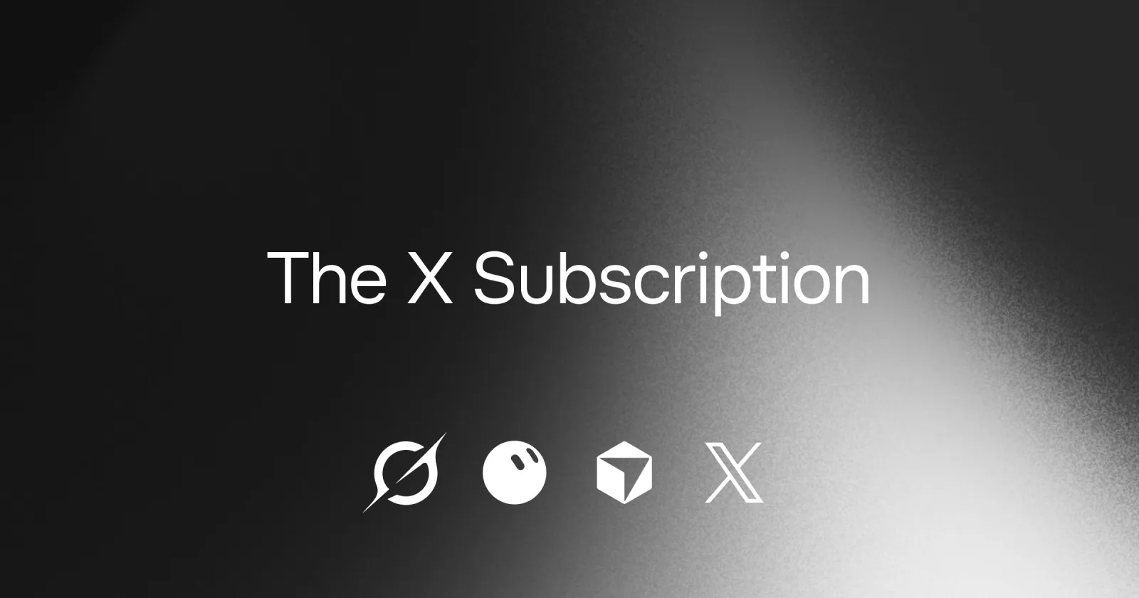 Ảnh giới thiệu The X Subscription với logo Grok, Grok Bot, Cursor và X