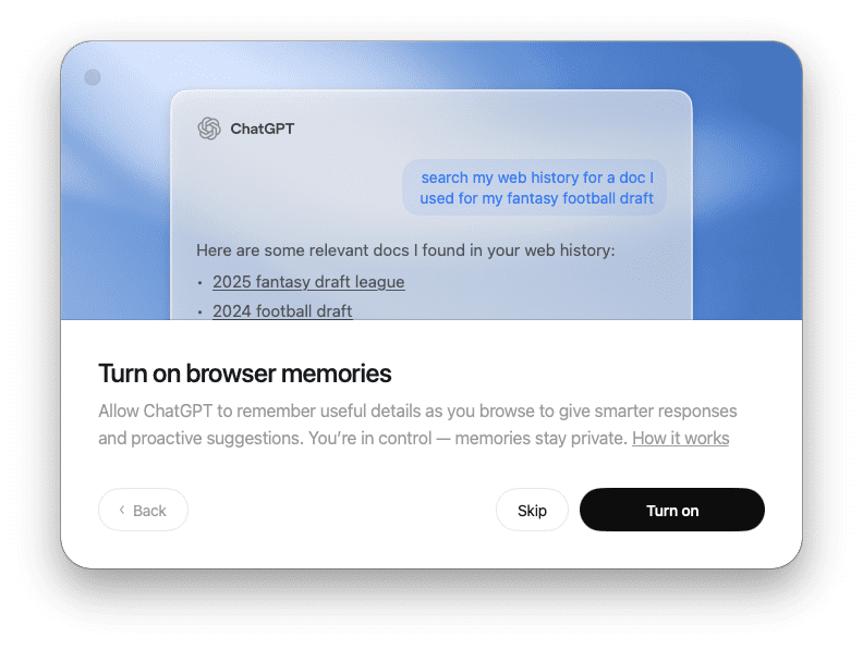 Bước 4: Thiết lập bộ nhớ trình duyệt (Browser Memory)